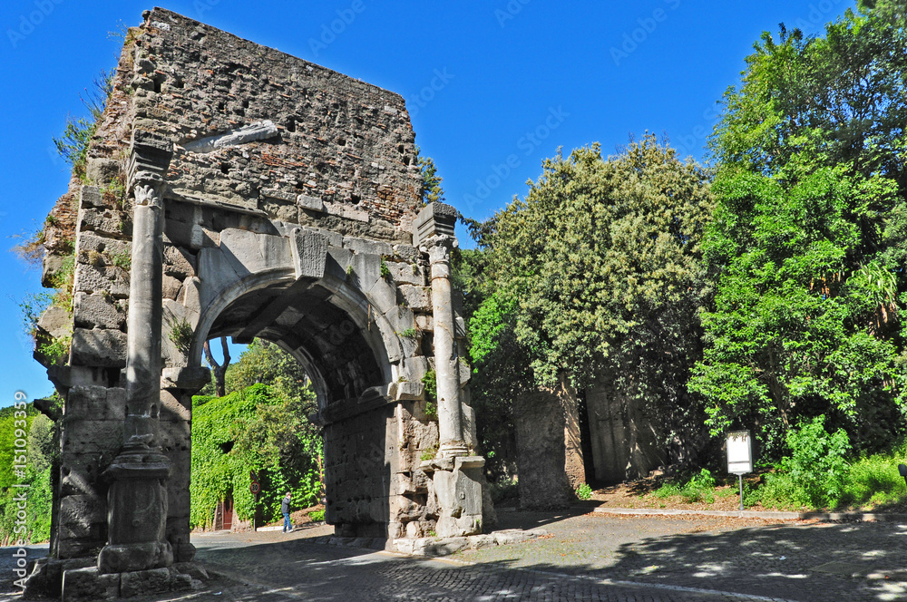 Roma, Arco di Druso a porta San Sebastiano