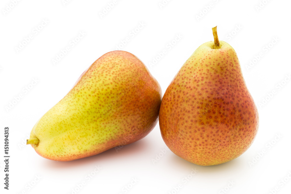Pears isolated on the white background. Pears isolated on the white background.