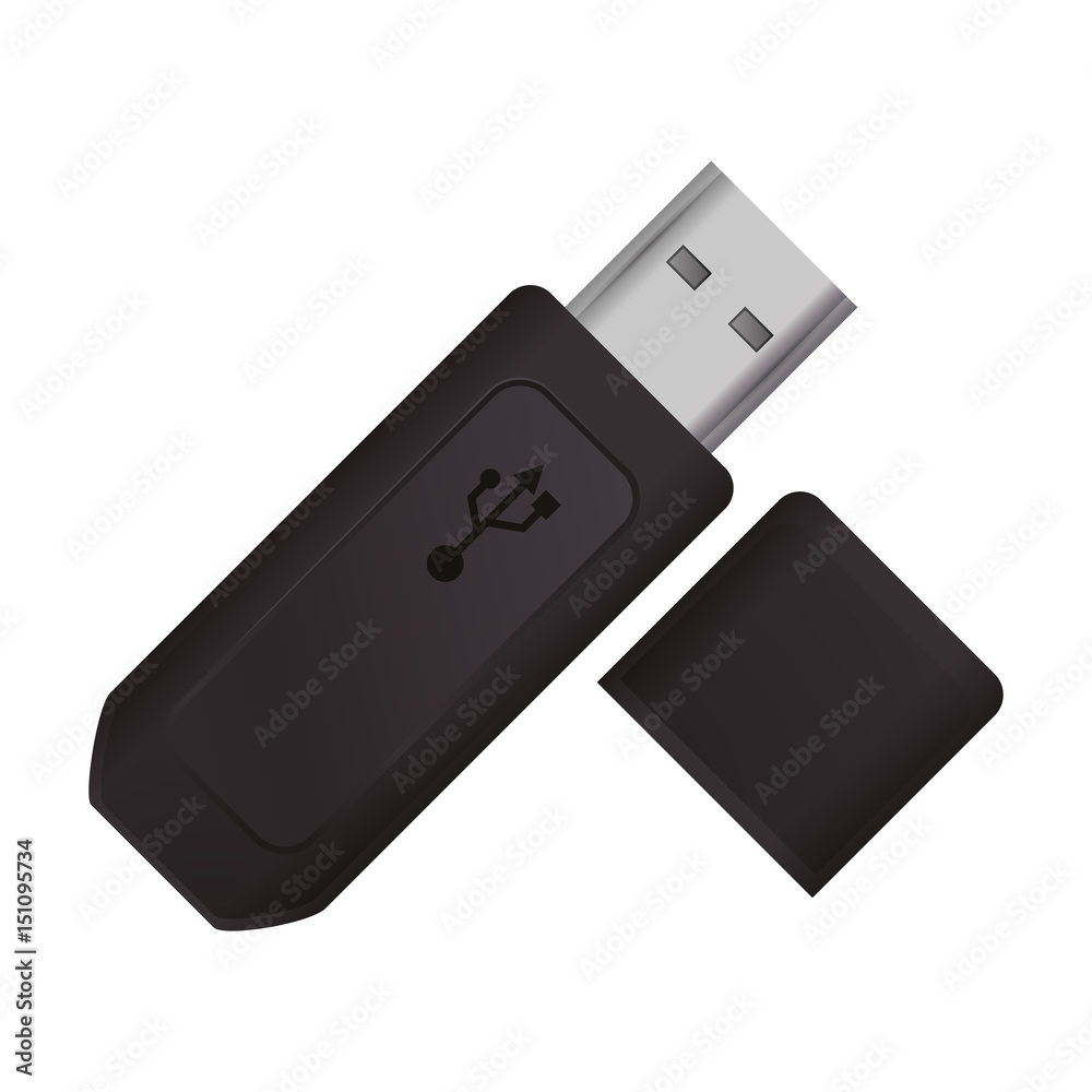 USB connection technology icon vector illustration graphic design USB connection technology icon vector illustration graphic design