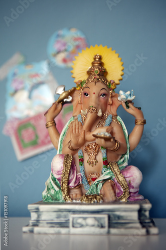 Indische Gottesfigur - Elefantengott Ganesha
