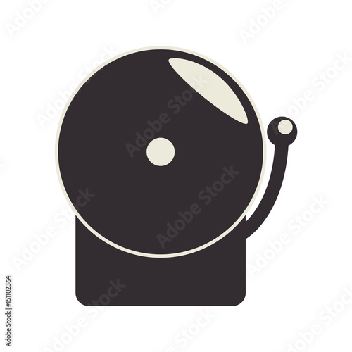 Boxing bell isolated icon vector illustration graphic design