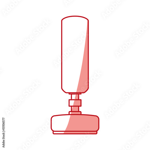 Boxing bag equipment icon vector illustration graphic design