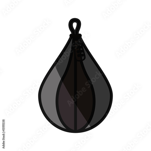 Boxing bag equipment icon vector illustration graphic design