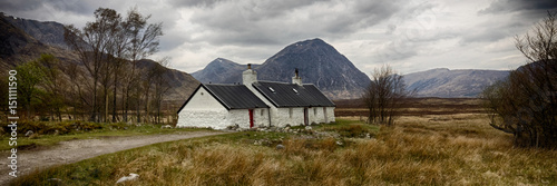 Cottage near Ben Nevis, Scotland photo