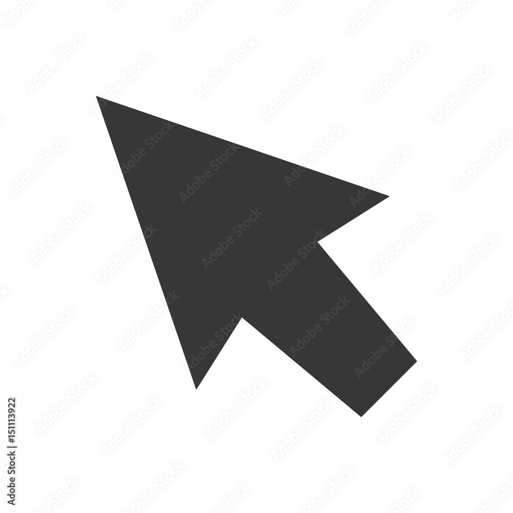 Click cursor symbol icon vector illustration graphic design Click cursor symbol icon vector illustration graphic design