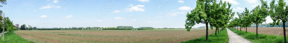 Panorma of rural area in Germany