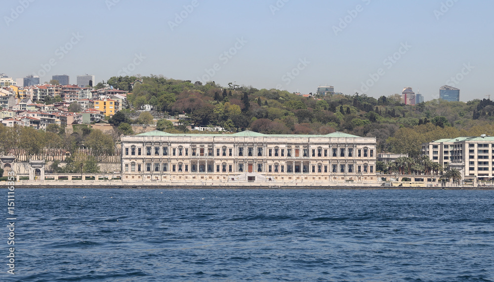 Ciragan Palace in Istanbul City, Turkey