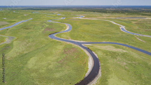The St Johns River basin in Brevard County Florida