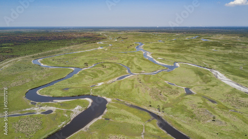 The St Johns River basin in Brevard County Florida