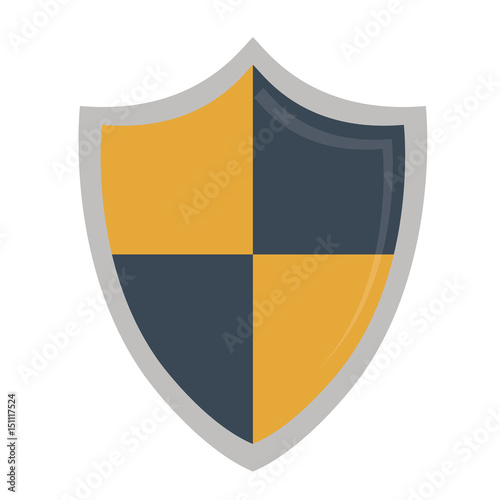 Free Download shield icon over white background. vector illustration - GFXLoad