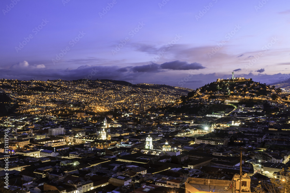 Quito at twilight