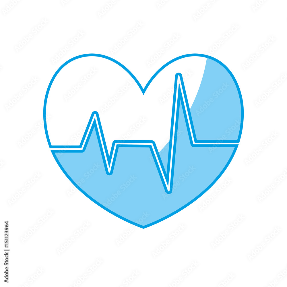 cardio heart icon over white background. vector illustration cardio heart icon over white background. vector illustration