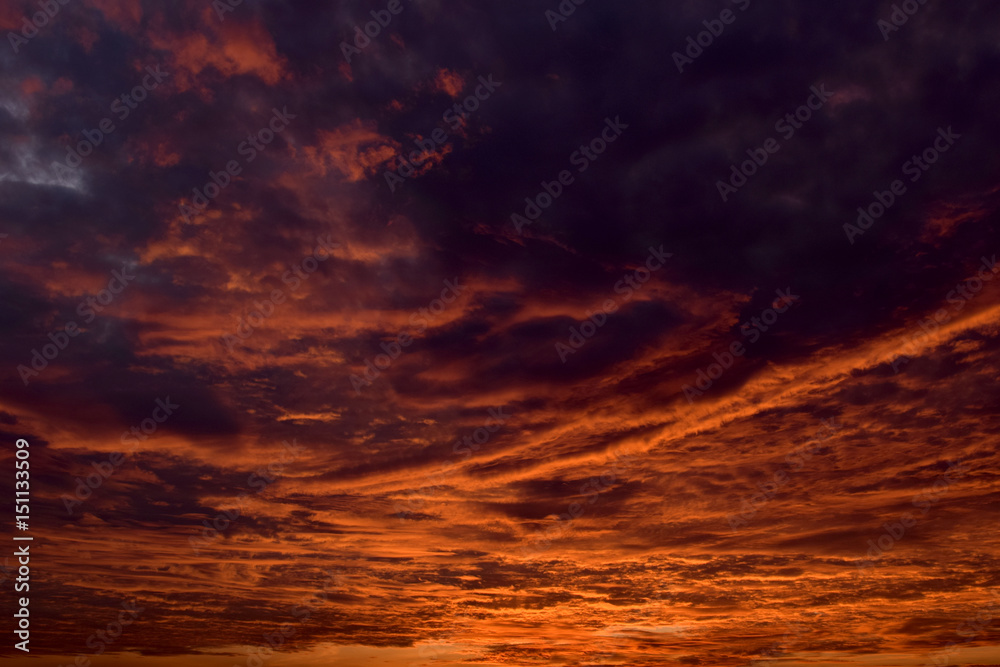 Fototapeta premium stratocumulus clouds