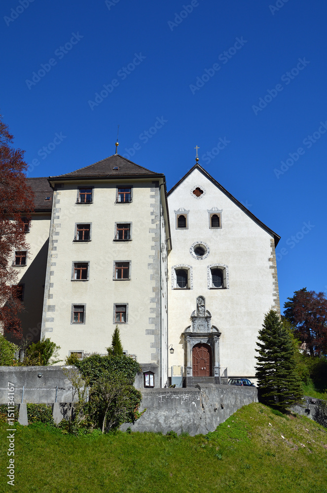 Pfäfers, ehem. Kloster, Benediktinerabtei