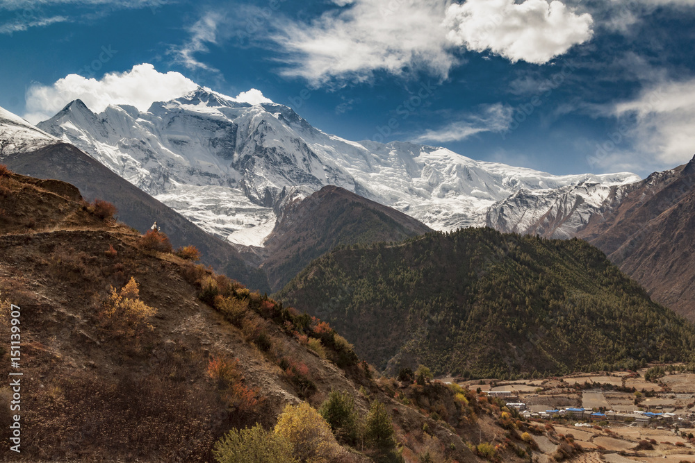 Annapurna II, Himalaje, Nepal