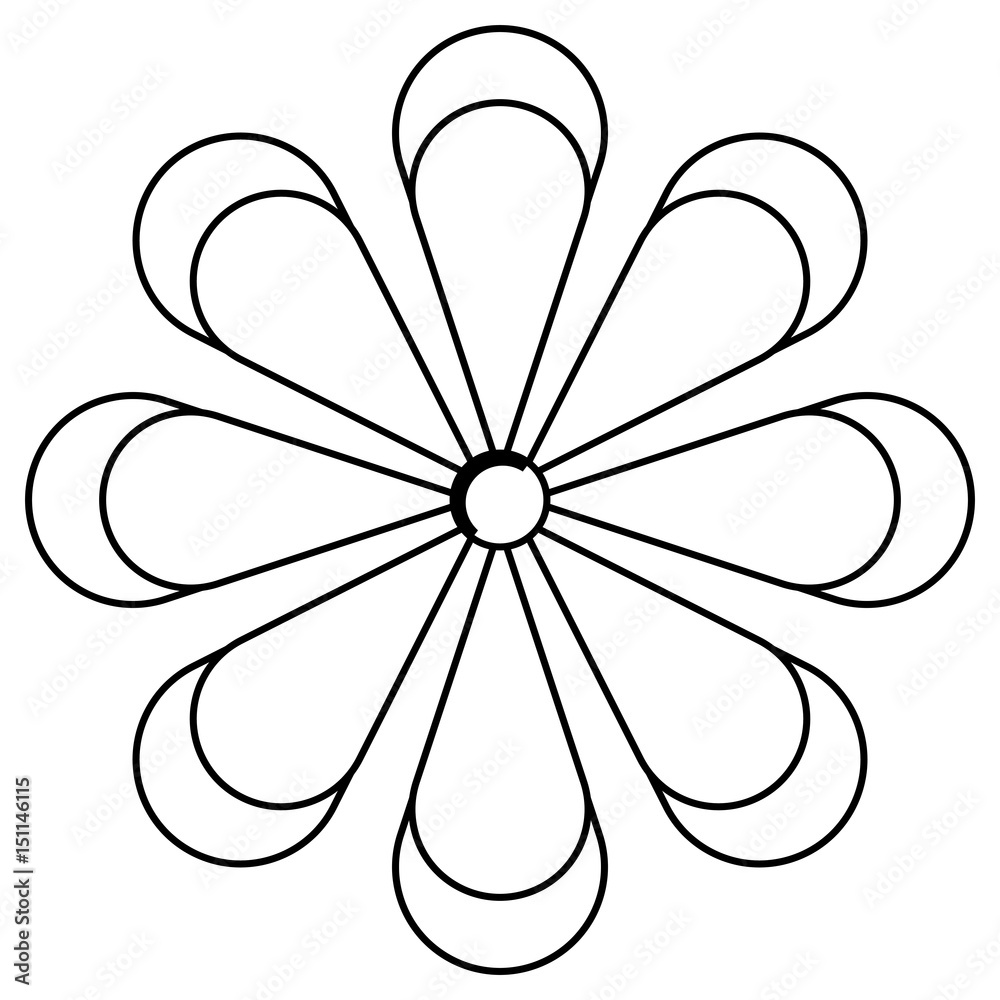 flower icon over white background. vector illustration flower icon over white background. vector illustration