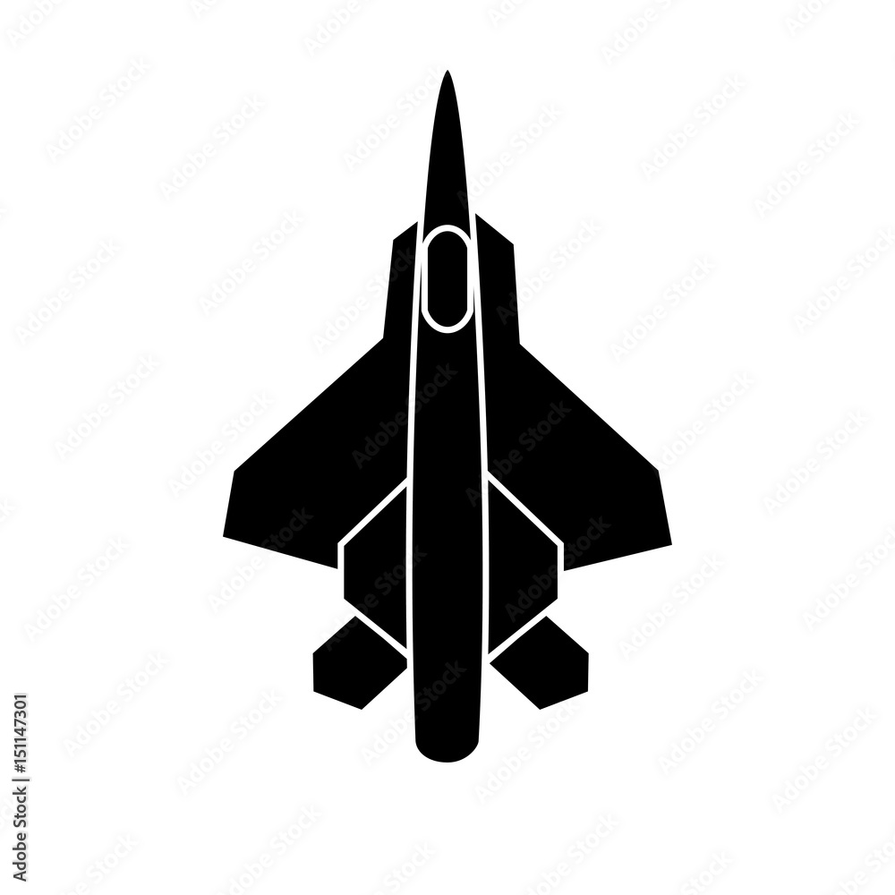 war plane icon over white background. vector illustration war plane icon over white background. vector illustration