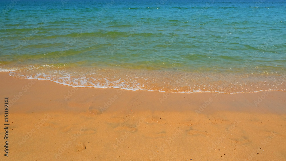 clear Beach, Ocean wave sand beach., Thailand. clear Beach, Ocean wave sand beach., Thailand.