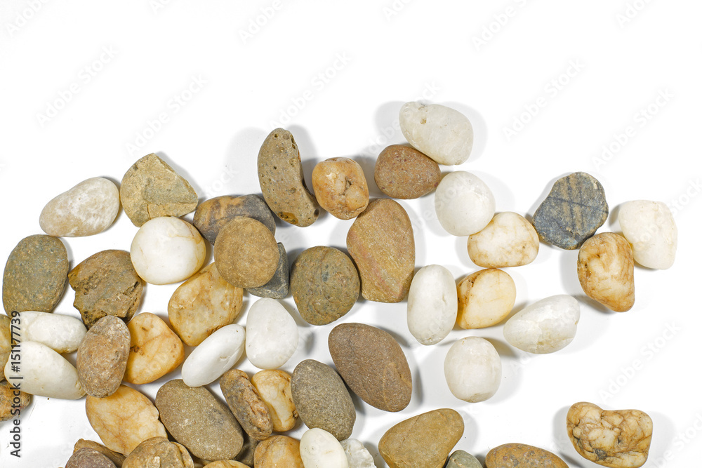 Stone isolated on white background Stone isolated on white background