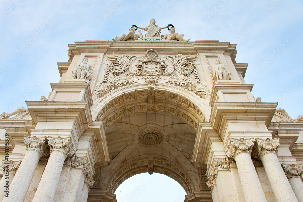 Lisbon Triumphal Arch. Portugal