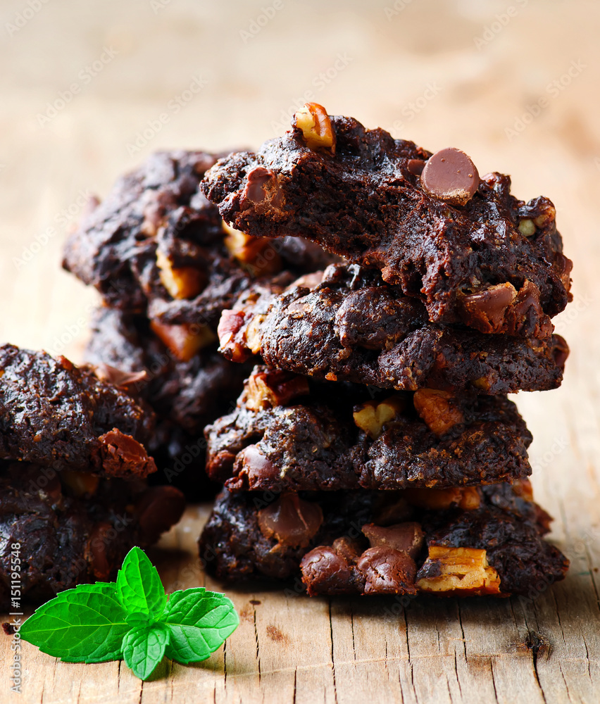 bittersweet brownie drops cookies. bittersweet brownie drops cookies.
