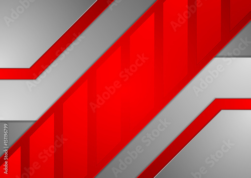 Abstract tech geometric corporate background