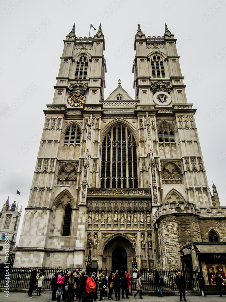 Obraz premium Westminster Abbey (The Collegiate Church of St Peter at Westminster), London, UK