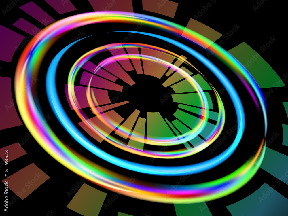 rotation and circulation. abstract design. rotation and circulation. abstract design.