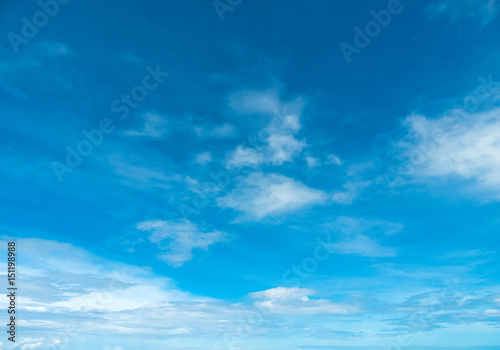 blue sky with cloud