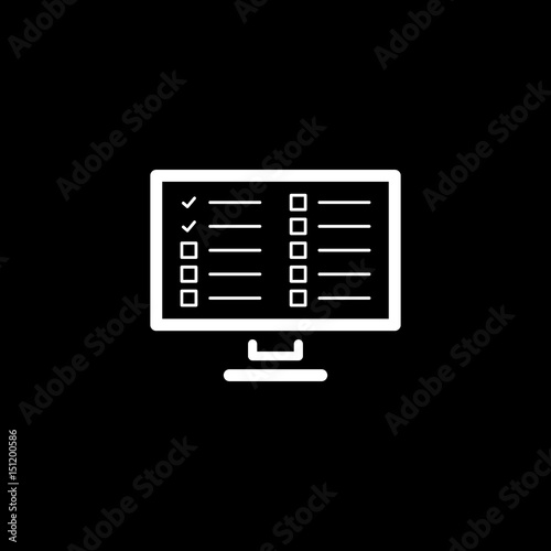 Online Health Tests and Medical Services Icon.