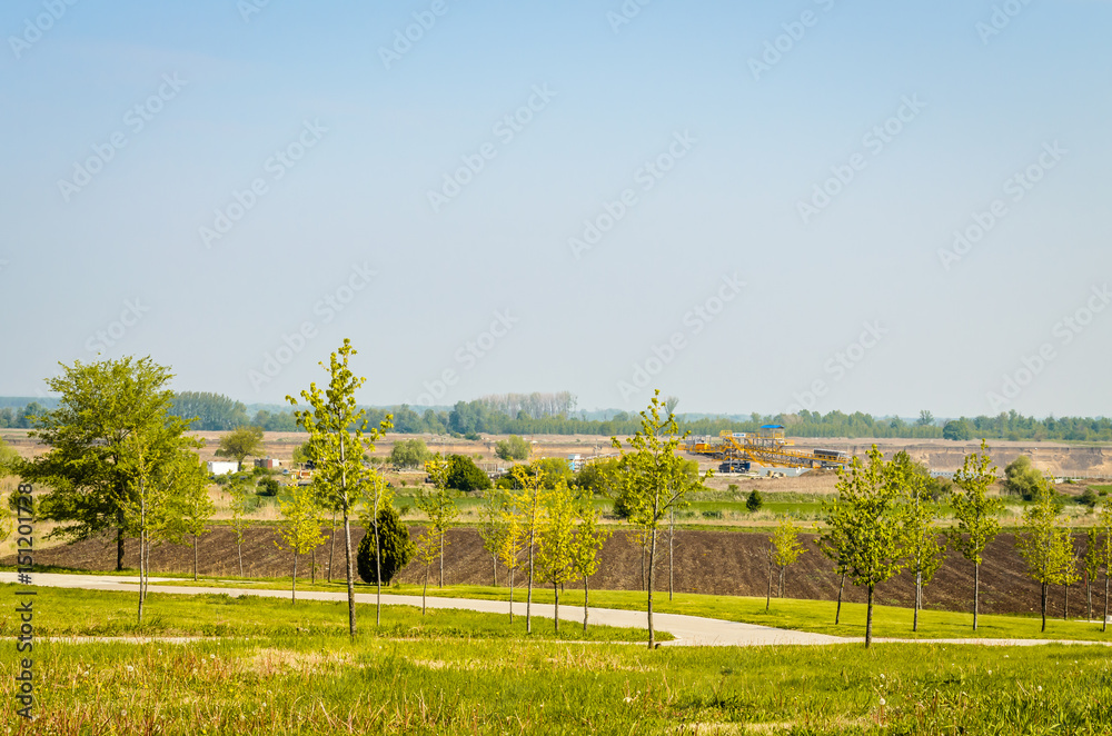 Panorama of the village 