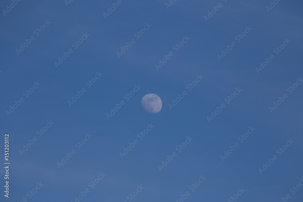 Moon on sky Moon on sky