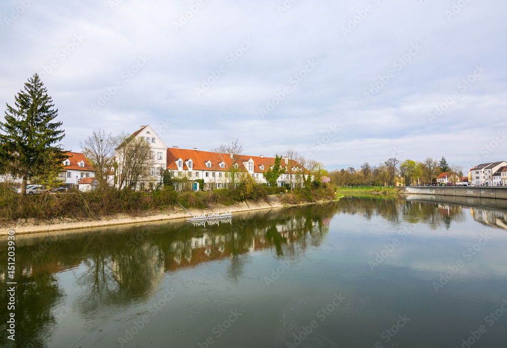 .Spring trips along Danube in Bavaria, Neuburg Castle (Newcastle), Neuburg an der Donau, Germany, Europe