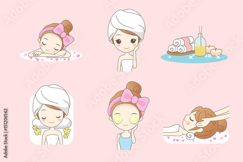 woman with beauty concept