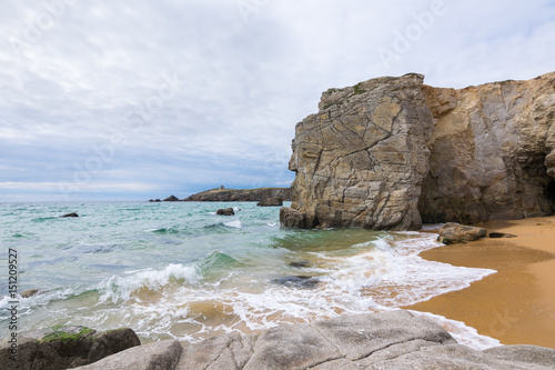 Arche de Port Blanc and Pointe du Percho, France, Bretagne, Europe photo