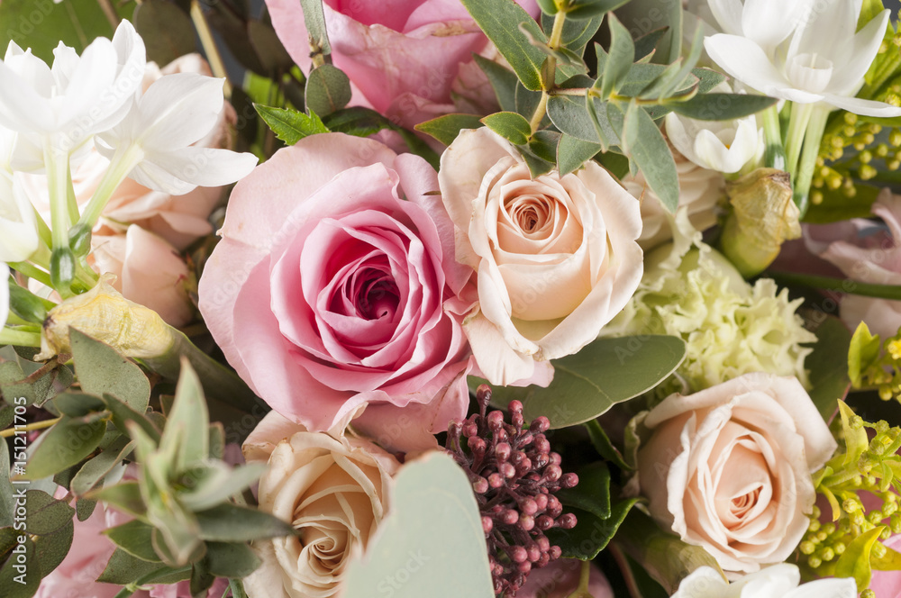 Obraz premium Bunch of multicolor flowers.