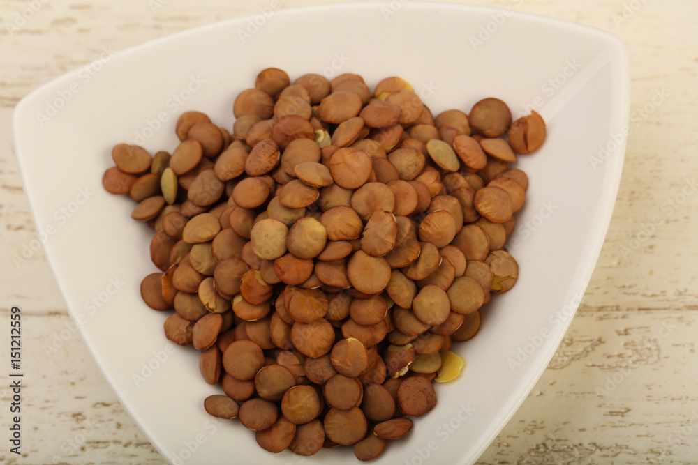 Raw lentils Raw lentils