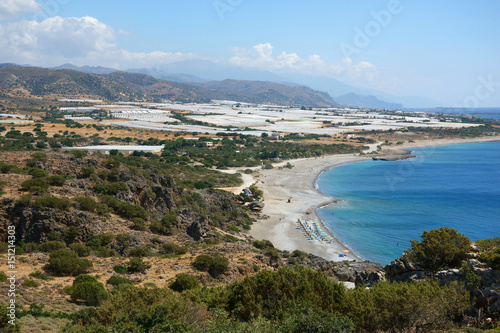 Krios beach close to Paleochora, E4 European long distance hiking path, Crete, Greece