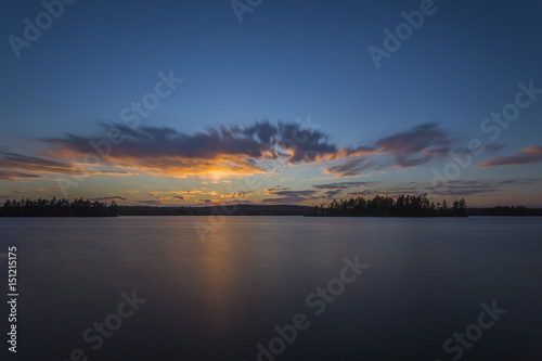 Sunset over Eagle Lake