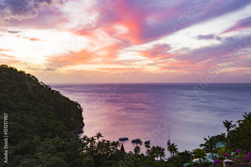Anse Chastanet from Jade Mountain Resort, Saint Lucia