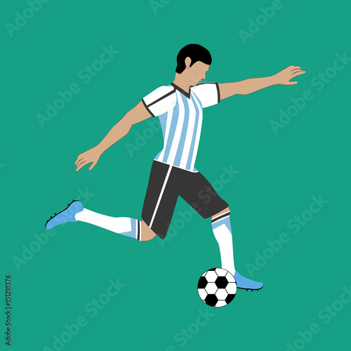 Argentina football player © parkheta