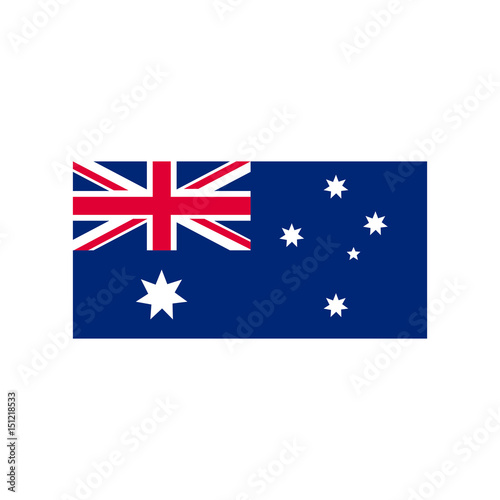 Australia flag illustration