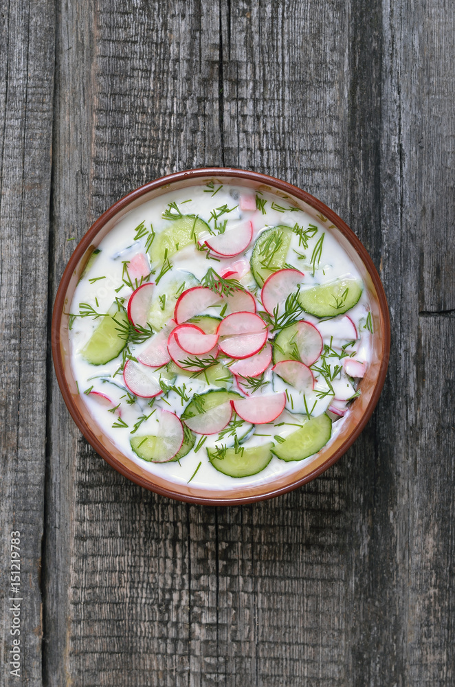 Vegetarian cold soup Vegetarian cold soup