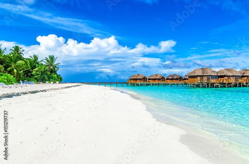 Fototapeta Naklejka Na Ścianę i Meble -  Landscape of the Maldive Islands