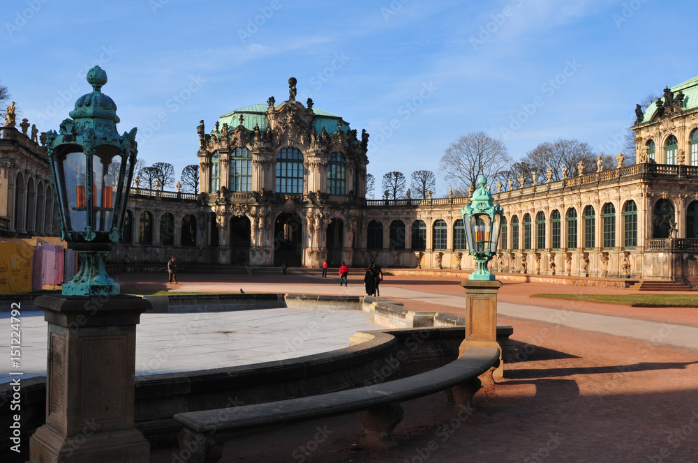 Deutschland: Der Zwinger in Dresden
