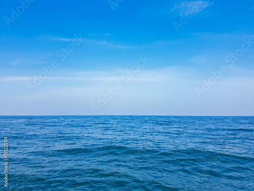 scenery of ocean and blue sky