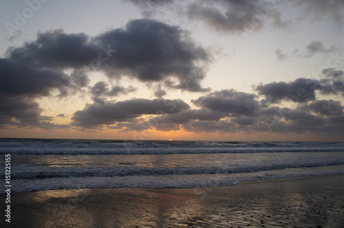  sunset on the Pacific ocean