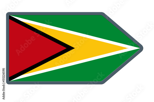 Drapeau Guyana