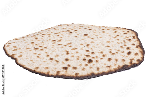 Round Matza Isolated