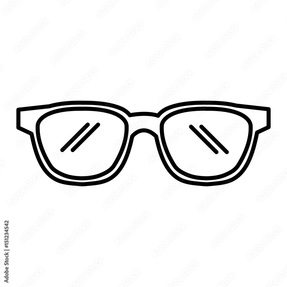 eye glasses isolated icon vector illustration design eye glasses isolated icon vector illustration design